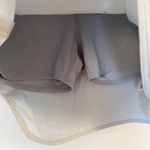 Athleta Sonara Athletic Skort Size 12 Gray Polyester Spandex Style 489466 - Picture 3 of 9